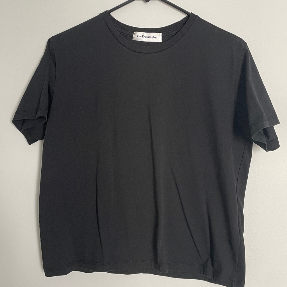 The Frankie Shop Black Short Sleeve Tee